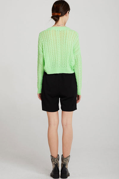 Ariel Cable-Knit Cropped Jumper