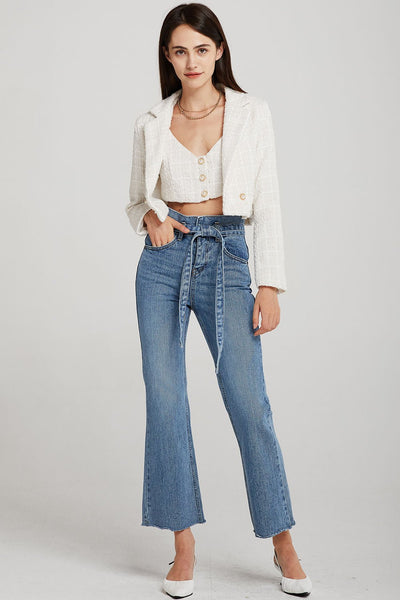 Makayla Bootcut Jeans w/Belt