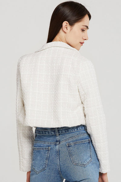 storets.com Hadley Boucle Crop Top And Jacket Set