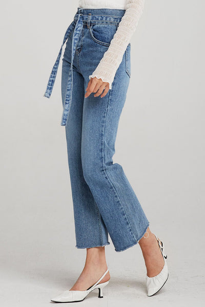 Makayla Bootcut Jeans w/Belt