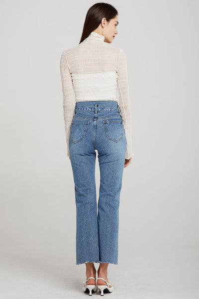 Makayla Bootcut Jeans w/Belt