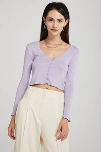 Clara Slim Fit Cropped Cardigan