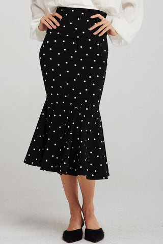 Remi Polka Dot Mermaid Skirt