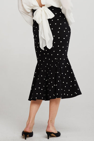 Remi Polka Dot Mermaid Skirt