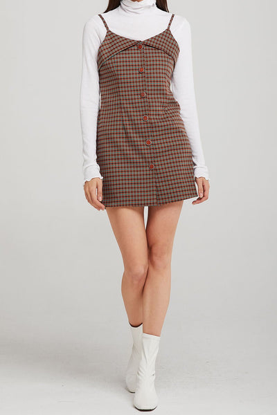 Allison Cami Dress in Check