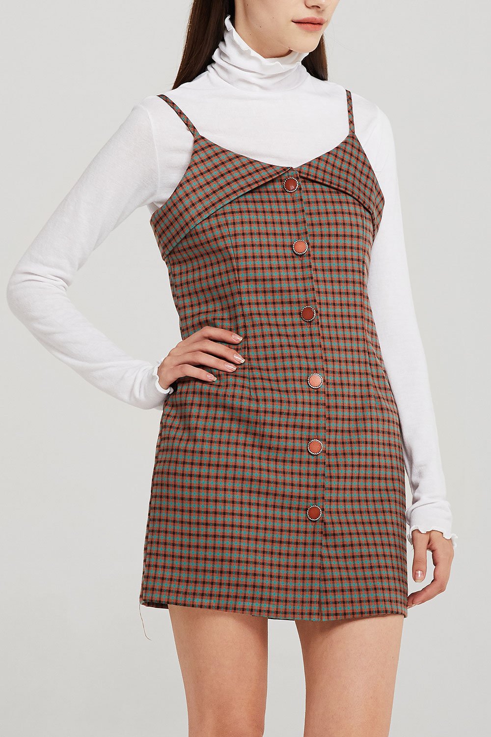 Allison Cami Dress in Check