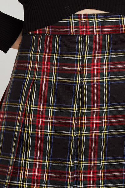 storets.com Mika Tartan Check Pleated Skirt