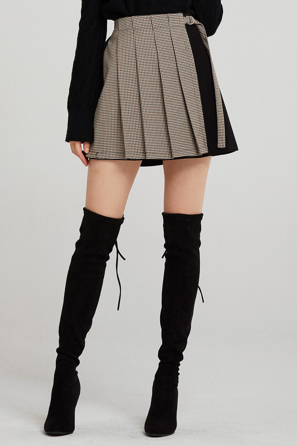 Kinley Pleated Wrap Skirt