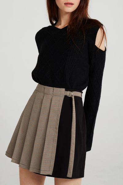 Kinley Pleated Wrap Skirt