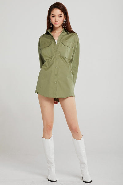 Giselle Oversized Cargo Shirt