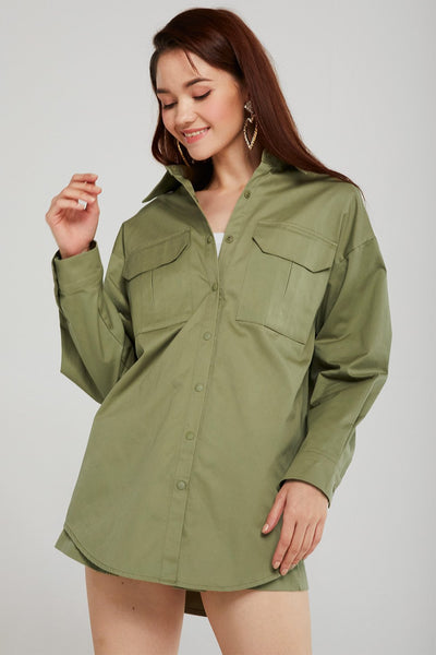 Giselle Oversized Cargo Shirt