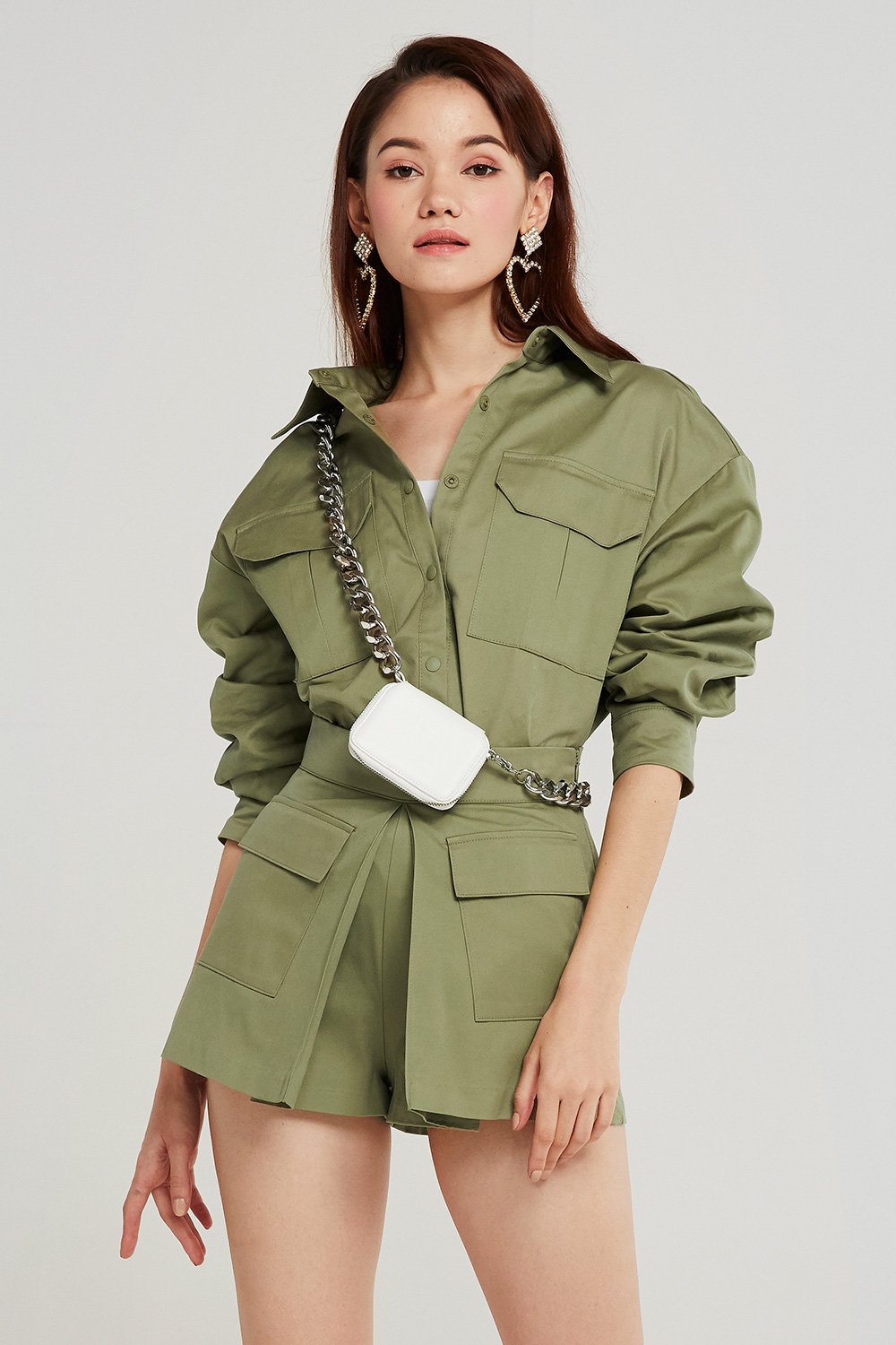 Giselle Oversized Cargo Shirt