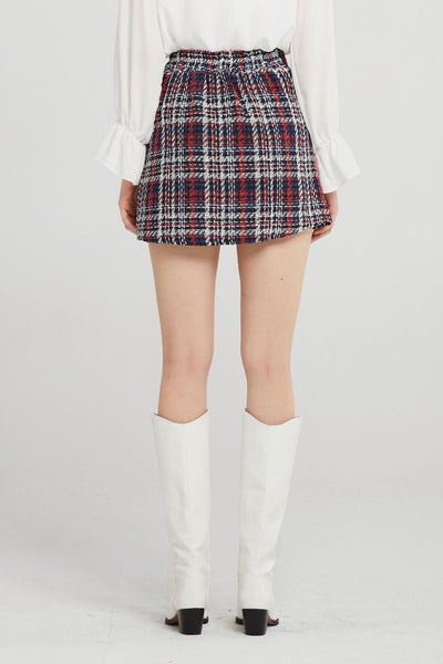 storets.com Blair Pearl Embellished Tweed Skort