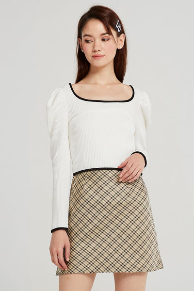 Josie Puff Sleeve Crop Top