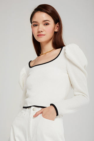 Josie Puff Sleeve Crop Top