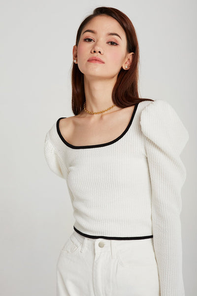 Josie Puff Sleeve Crop Top