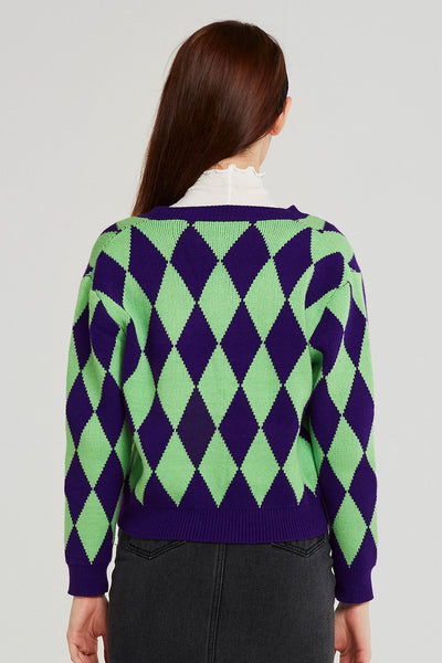 Bella Argyle Cardigan