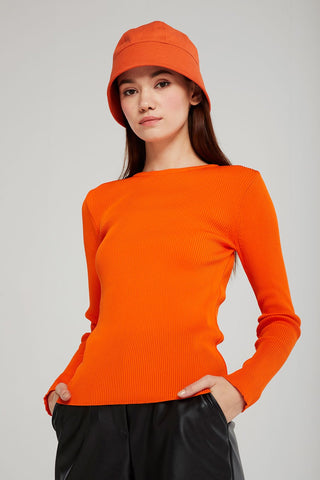 Brianna Slim Fit Rib-Knit Top