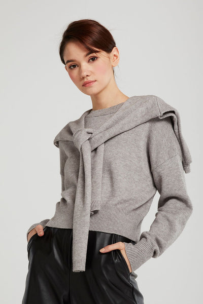 storets.com Daniela Knit Jumper w/Shawl Collar