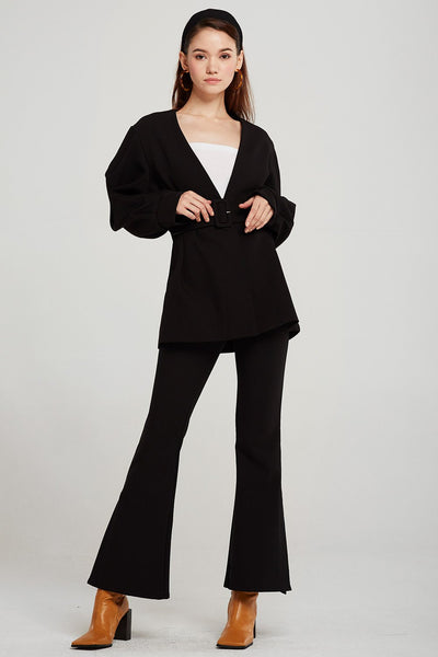 Anna Structured Balloon Sleeve Jacket