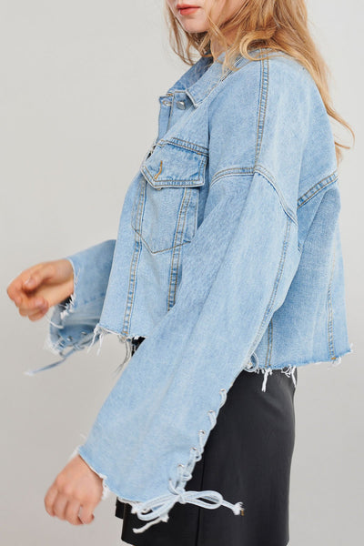 Alice Tattered Denim Jacket