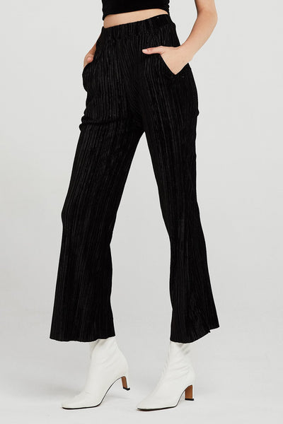 Jessica Crinkle Velvet Pants