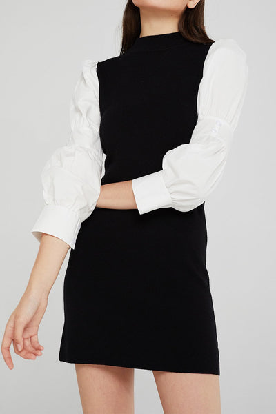 Isabel Shirt Combo Knit Dress