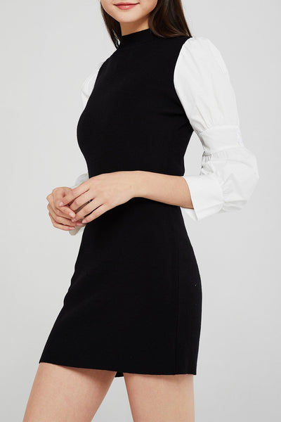 Isabel Shirt Combo Knit Dress