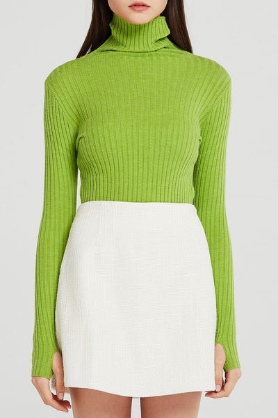 storets.com Ivy Fingerless Sleeve Knit Top