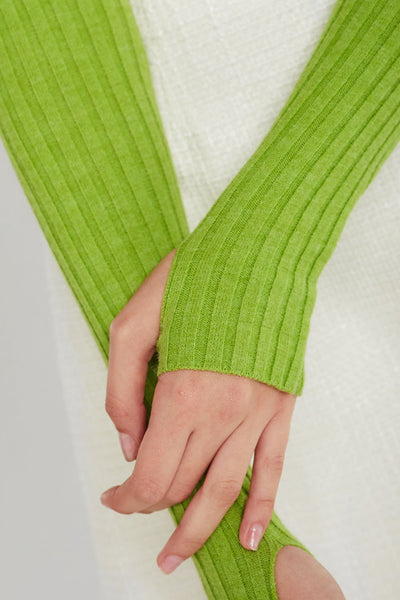 storets.com Ivy Fingerless Sleeve Knit Top