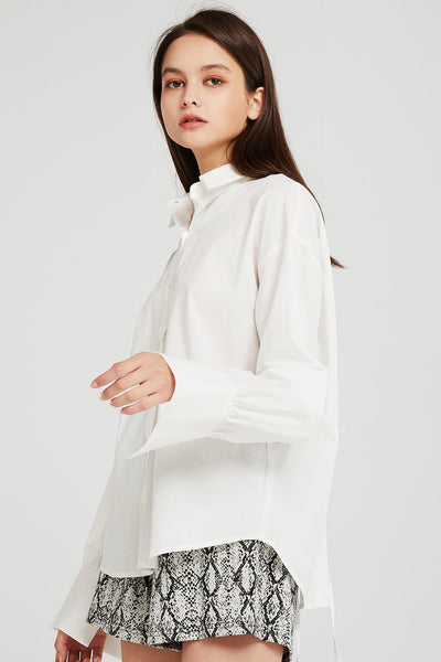 storets.com Mia Slit Tie Back Shirt