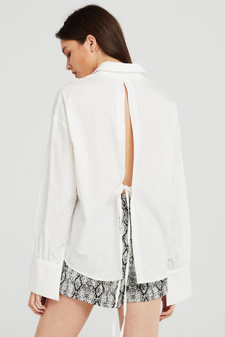 storets.com Mia Slit Tie Back Shirt