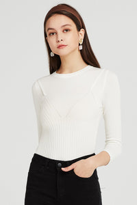 Stella Bustier Detail Knit Top