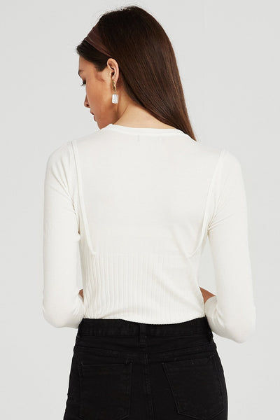 Stella Bustier Detail Knit Top