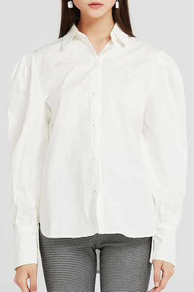 storets.com Gemma Structured Puff Sleeve Shirt