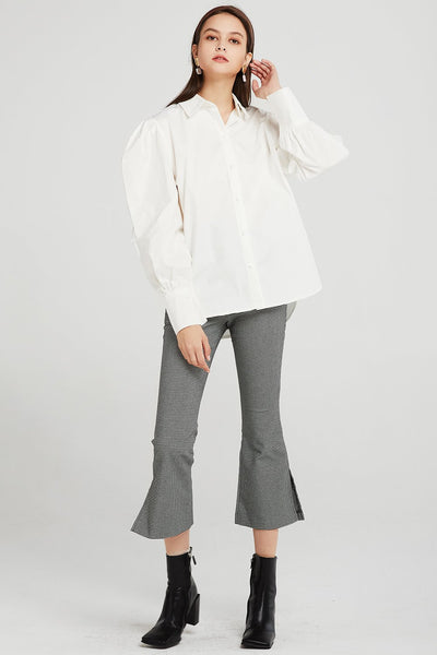 storets.com Gemma Structured Puff Sleeve Shirt