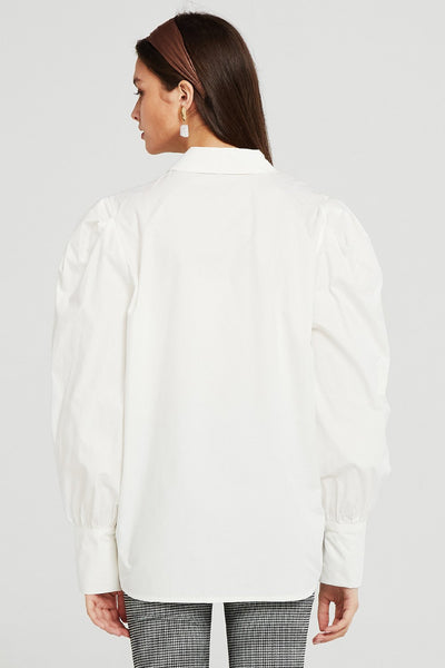 storets.com Gemma Structured Puff Sleeve Shirt