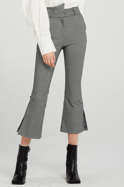 Thea Asymmetric Waist Bootcut Pants