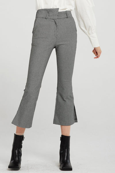 Thea Asymmetric Waist Bootcut Pants