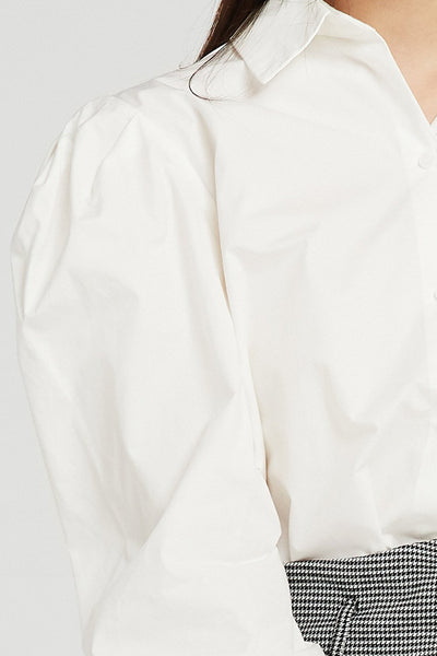 storets.com Gemma Structured Puff Sleeve Shirt