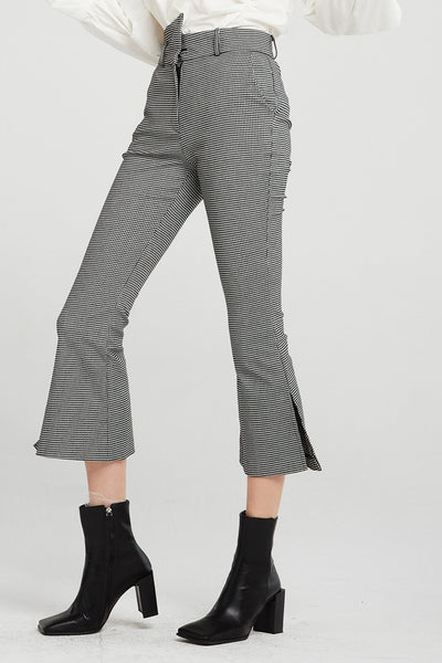 Thea Asymmetric Waist Bootcut Pants