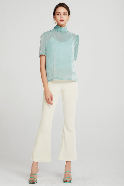 Esther Textured Sheer Blouse