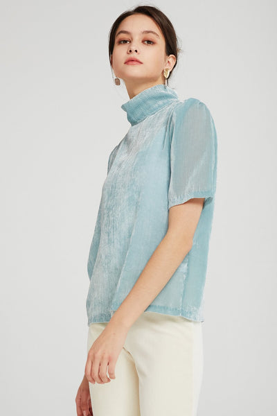 Esther Textured Sheer Blouse