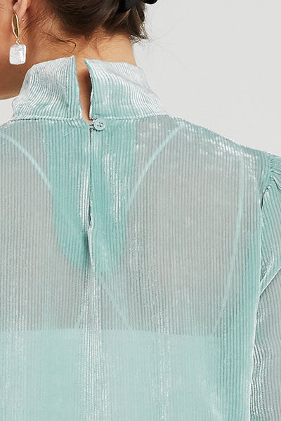 Esther Textured Sheer Blouse