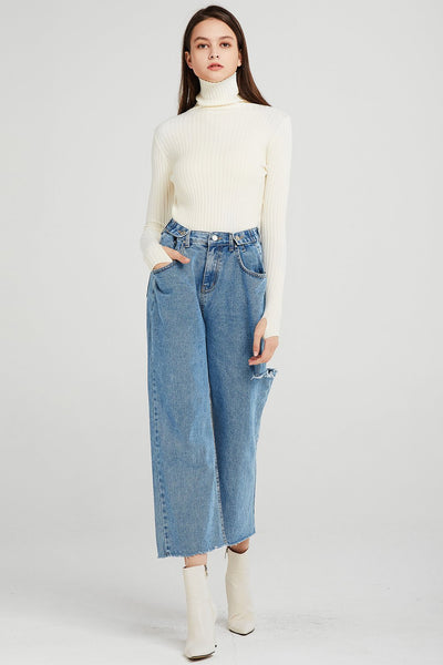 storets.com Serena Side Cut-out Mom Jeans