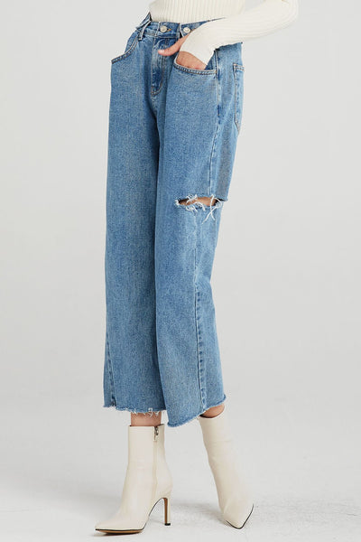 storets.com Serena Side Cut-out Mom Jeans