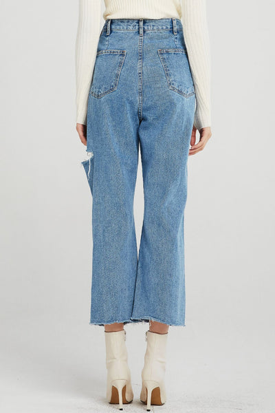 storets.com Serena Side Cut-out Mom Jeans