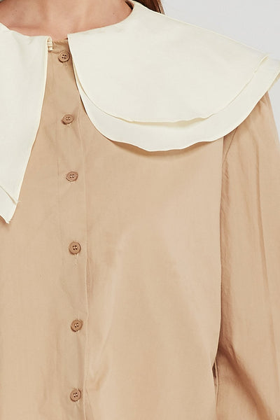 Morgan Contrast Collar Shirt