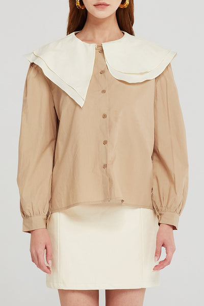 Morgan Contrast Collar Shirt