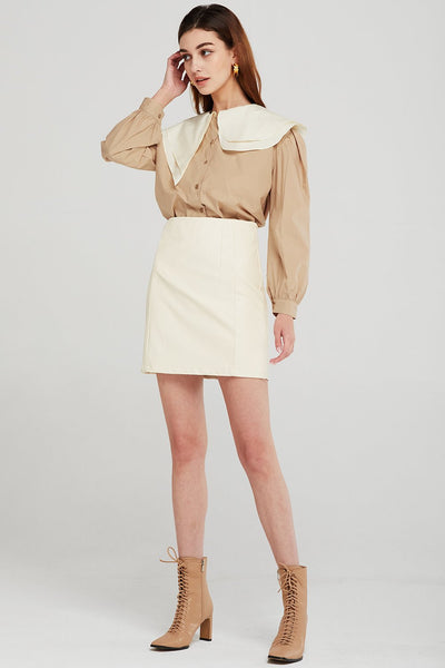 Morgan Contrast Collar Shirt